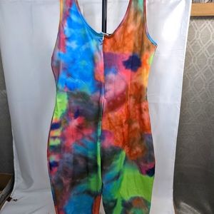 Spandex Tie Dye One Piece